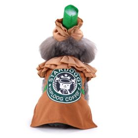 Pet Clothes Creative Halloween Christmas Dog Clothes (Option: SDZ63 Coffee Dog-XL)