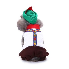 Pet Clothes Creative Halloween Christmas Dog Clothes (Option: SDZ59 Service Male-M)