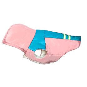 Thickened Cotton Hooded Dog Clothes Warm (Option: Pink-S Code)