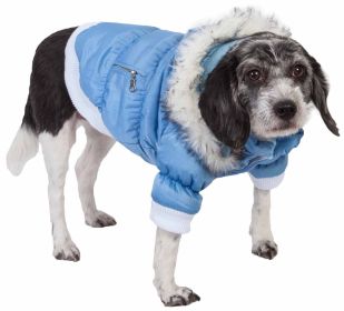 Metallic Fashion Pet Parka Coat (size: X-Small)