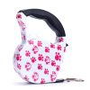 3m 5m Retractable Dog Leash 11 Colors Fashion Printed Puppy Auto Traction Rope Nylon Walking Leash for Small Dogs Cats Pet Leads