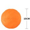 Pet UFO Toys New Small Medium Large Dog Flying Discs Trainning Interactive Toy Puppy Rubber Fetch Flying Disc 15CM