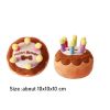 Dog plush toys; pets gnawing bones; sounding toys; teeth cleaning; fun birthday cakes; dog toys; dog gifts