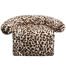 Pet Supplies Plush Kennel Sofa Blanket (Option: Light Leopard-40x60cm500G)