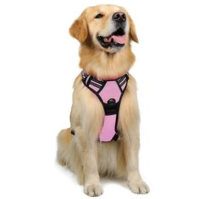 Dog Hand Holding Rope Reflective Vest (Option: Pink-S)