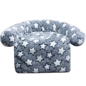 Pet Supplies Plush Kennel Sofa Blanket (Option: Gray XINGX-60x80cm780G)